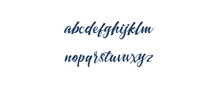 Dayden Batemisy Regular Lowercase