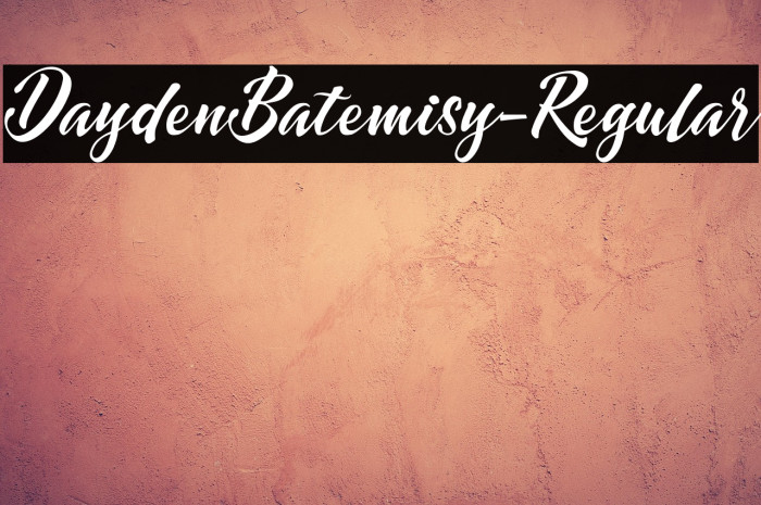 DaydenBatemisy-Regular Example 2