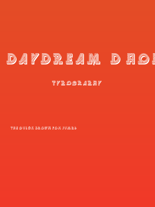 Daydream 3D Hollow Regular Poster