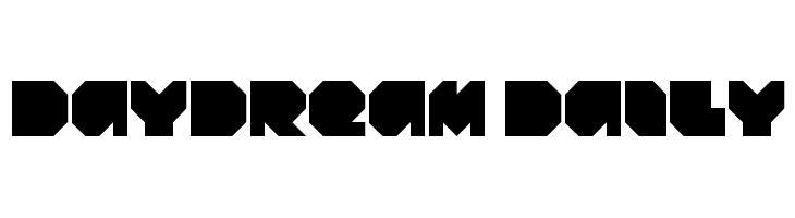 Daydream Daily  フリーフォントのダウンロード