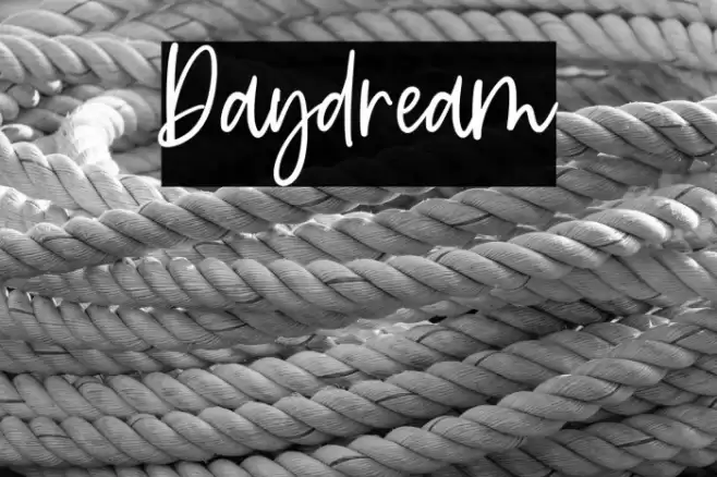 Daydream Font examples