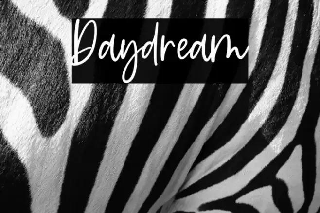 Daydream Font examples