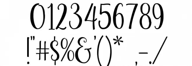 Daydreamer Font OTHER CHARS