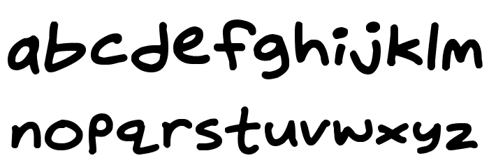 Daydreamer Font LOWERCASE