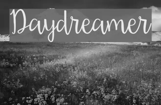 Daydreamer Font examples