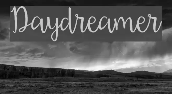 Daydreamer Font examples