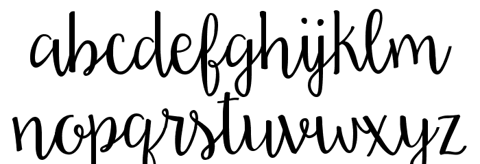 Daydreamer Font LOWERCASE