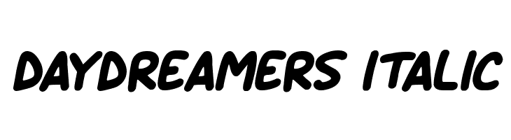Daydreamers Italic لخطوط تنزيل