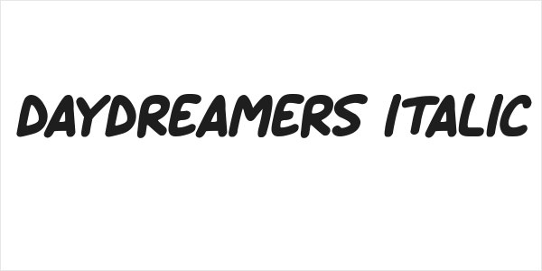 Daydreamers Italic Logo