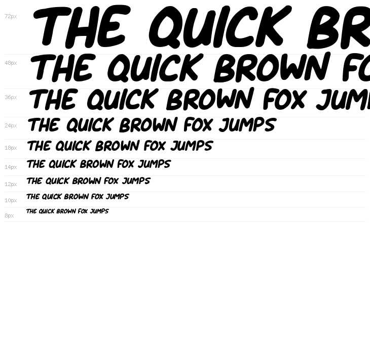 Daydreamers Italic Waterfall