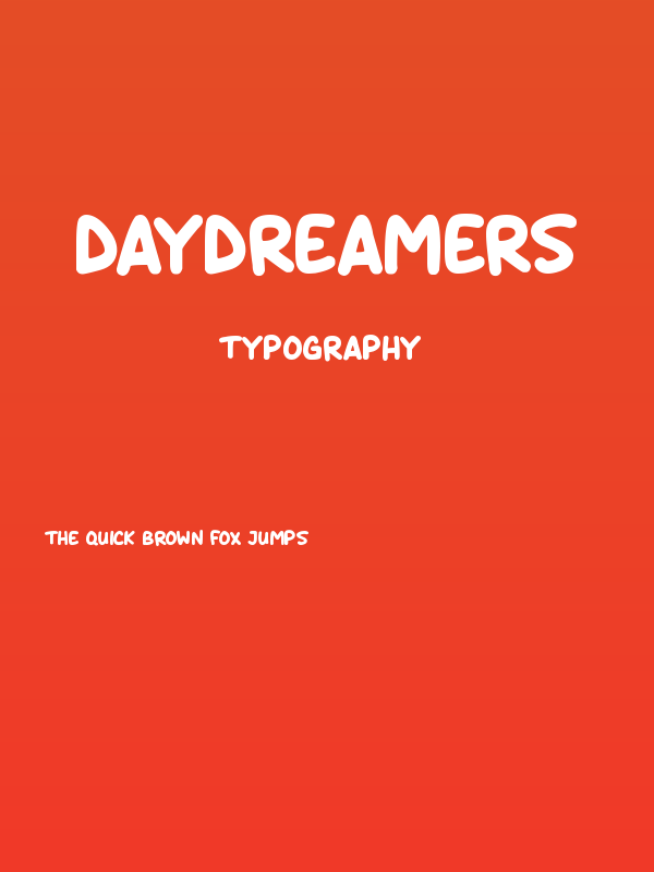 Daydreamers Poster