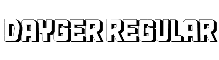 Dayger Regular  Frei Schriftart Herunterladen