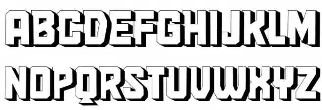 Dayger Regular Schriftart Groß