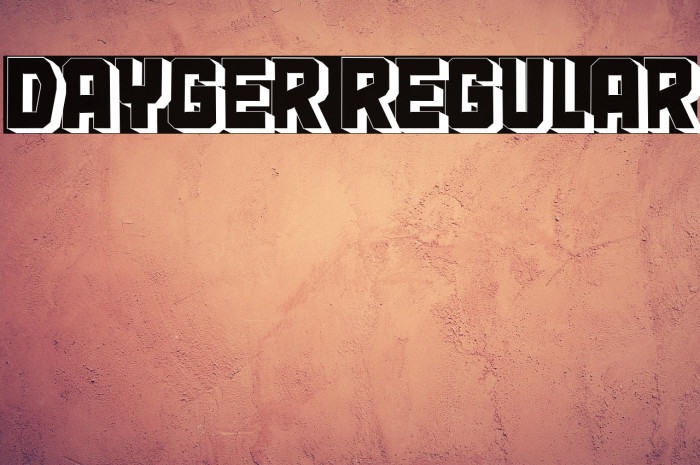 Dayger Regular Example 1