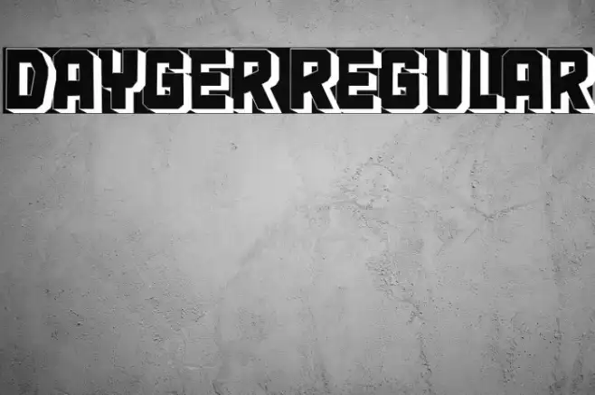 Dayger Regular Example 1