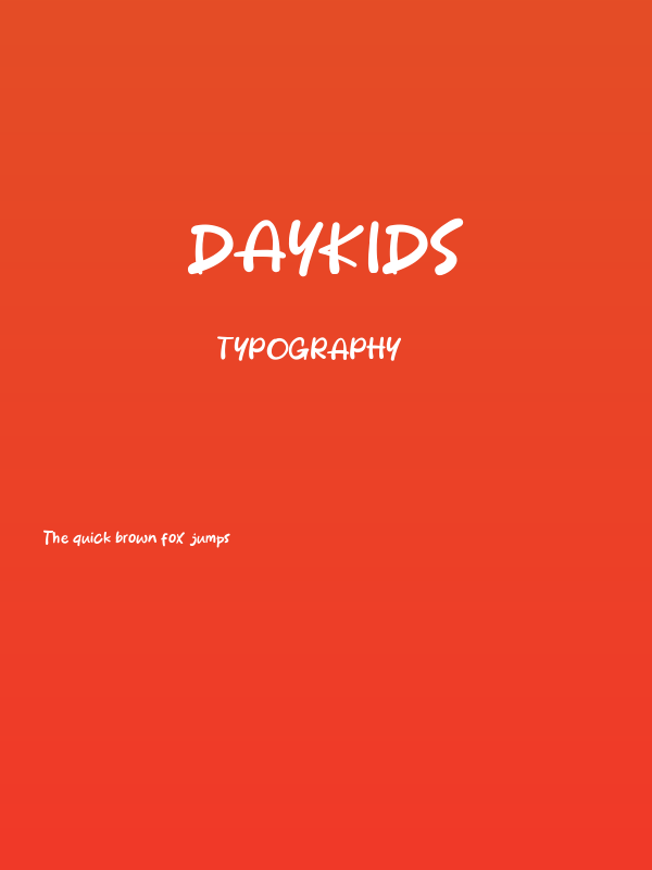 Daykids Poster