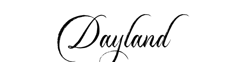 Dayland  Frei Schriftart Herunterladen