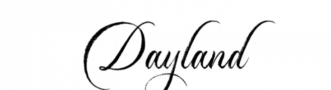 Dayland  フリーフォントのダウンロード