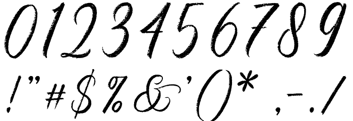 Dayland Font OTHER CHARS