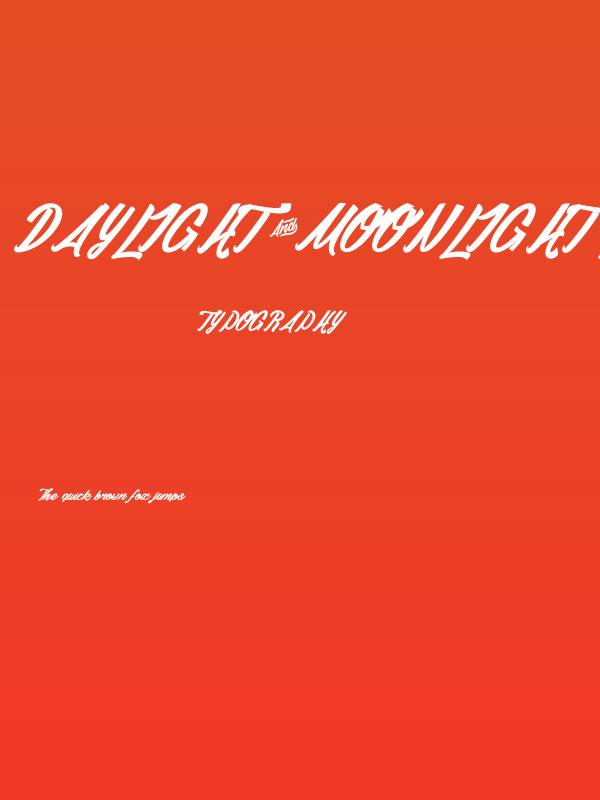 Daylight&Moonlight light_PersonalUseOnly Poster