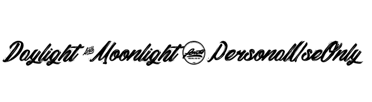 Daylight&Moonlight_PersonalUseOnly  baixar fontes gratis