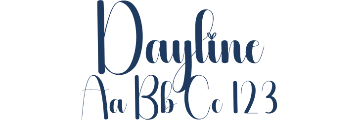 Dayline Font Preview