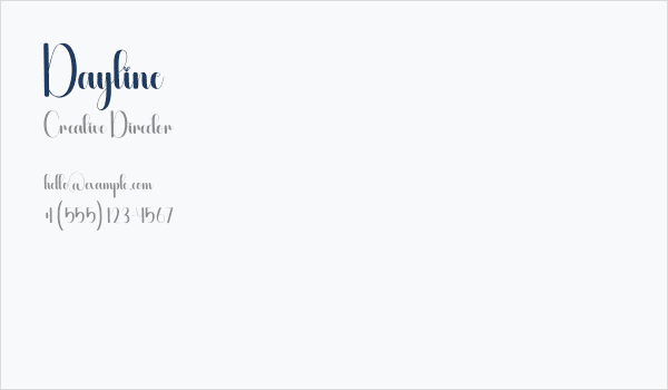 Dayline Business Card