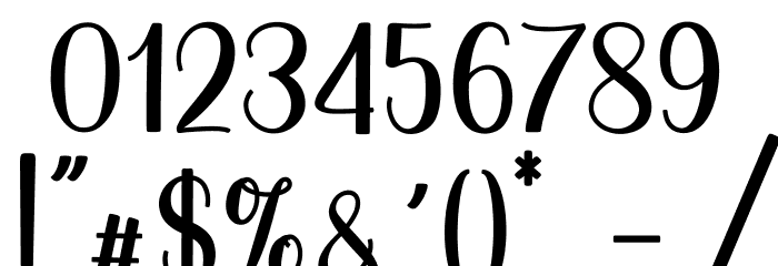 Daylove_DEMO Font OTHER CHARS