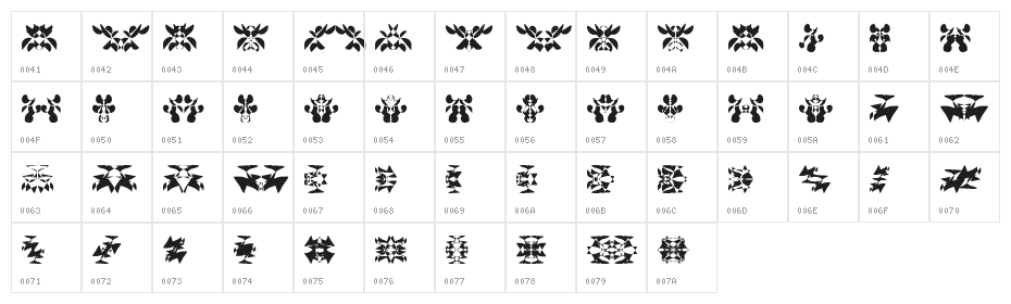 Daymares Character Map