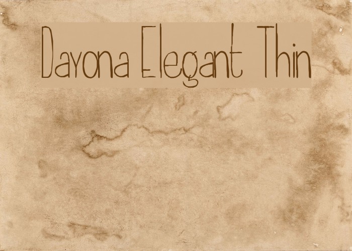 Dayona Elegant Thin Example 1