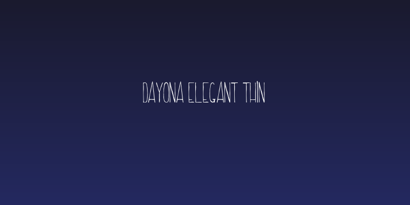 Dayona Elegant Thin Social Header