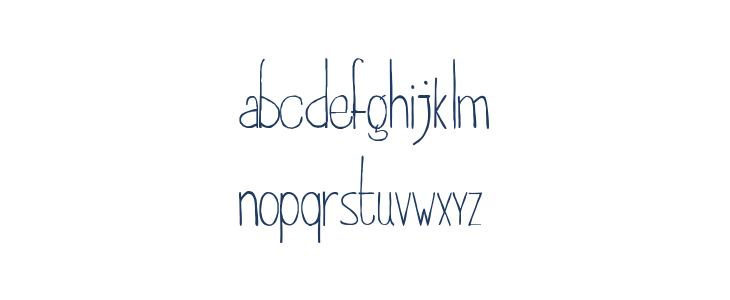 Dayona Elegant Thin Lowercase
