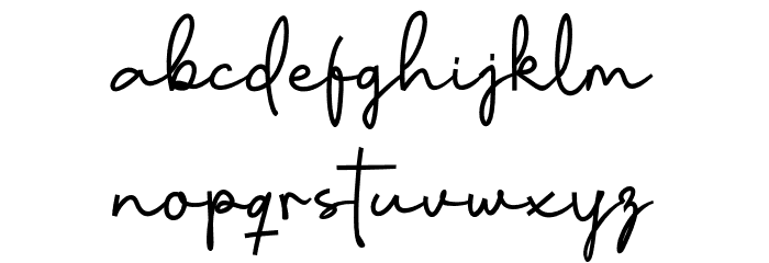 Days of Charity Font LOWERCASE