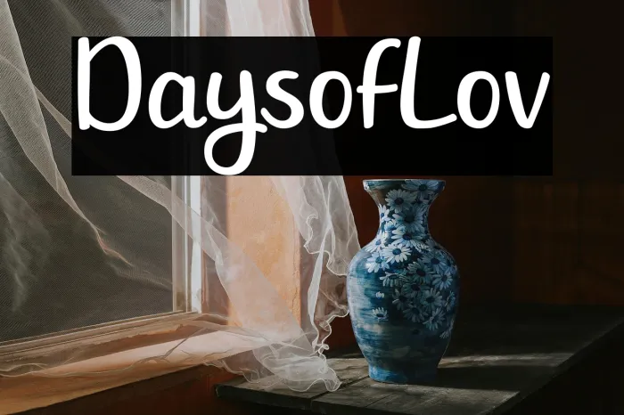 Days of Love Example 3