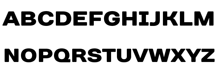 DaysSansBlack Font LOWERCASE