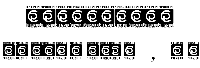 Daysha Personal Use Font OTHER CHARS