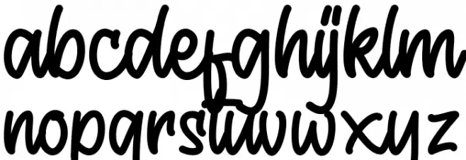 Daytime Gift Personal Use Only Schriftart Kleinbuchstaben