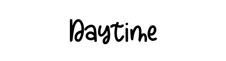 Daytime  Fuentes Gratis Descargar