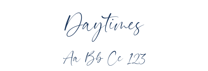 Daytimes Font Preview