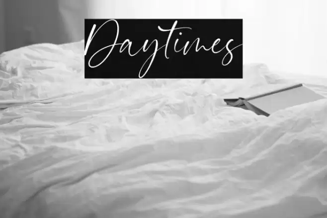 Daytimes خط examples