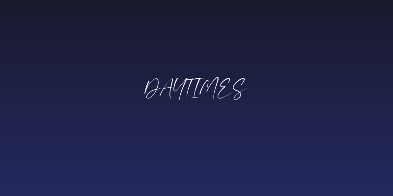 Daytimes Social Header