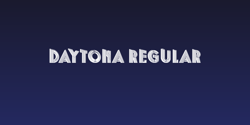 Daytona Regular Social Header