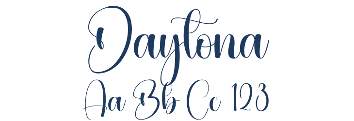 Daytona Font Preview
