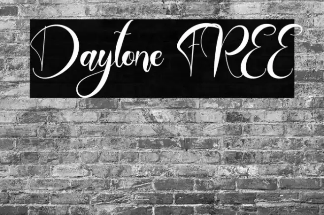 Daytone FREE Font examples
