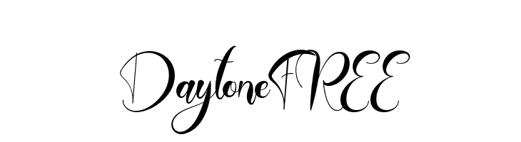 DaytoneFREE  नि: शुल्क फ़ॉन्ट्स डाउनलोड
