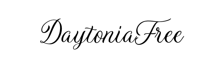 DaytoniaFree  font caratteri gratis