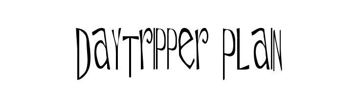 Daytripper Plain  フリーフォントのダウンロード