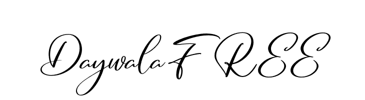 DaywalaFREE  フリーフォントのダウンロード