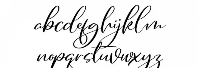 DaywalaFREE Schriftart Kleinbuchstaben