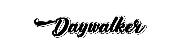 Daywalker  フリーフォントのダウンロード